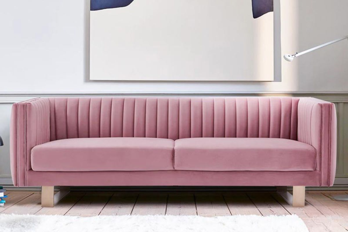 Mẫu ghế Sofa màu hồng đem lại vẻ nữ tính