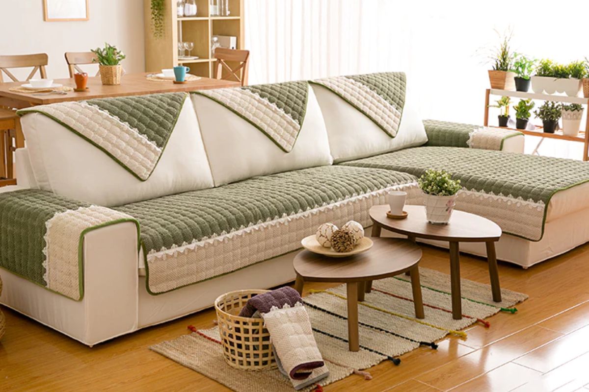 Thảm trải lót sofa bằng nhung