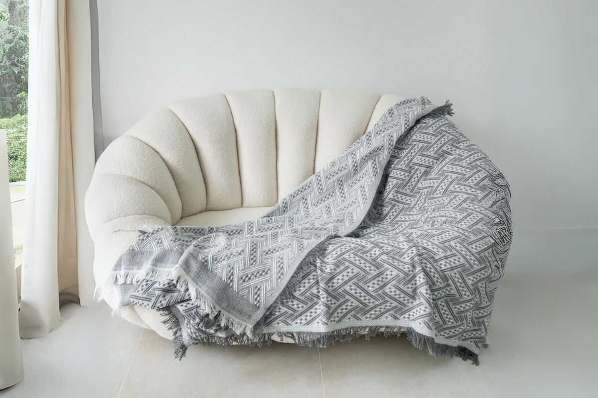 Chăn sofa dệt kim